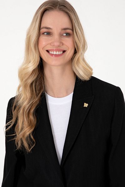 U.S. Polo Assn. سترة سوداء نسائية 50301163 -VR046