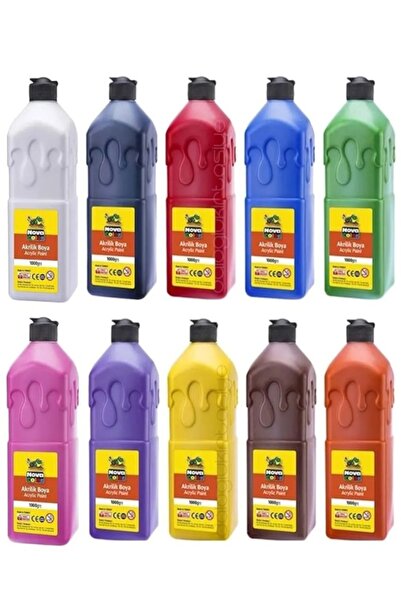 Nova Color 180 gr Akrilik Boya ( NC-1001/1004/1003/1010/1002/1005/1027/1028 )