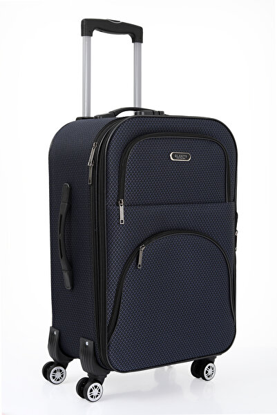 OLEETS 8 Tekerli Su Geçirmez Kumaş Orta Boy Valiz