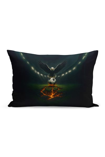 Bertille Home Copil Bebeluș Negru Alb Fan Fotbal Seria Husă de pernă (Husă de pernă)