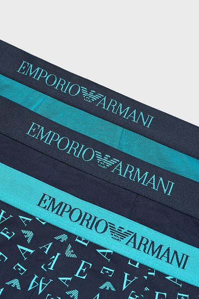 Emporio Armani 100% bumbac, pachet de 3 boxeri pentru bărbați