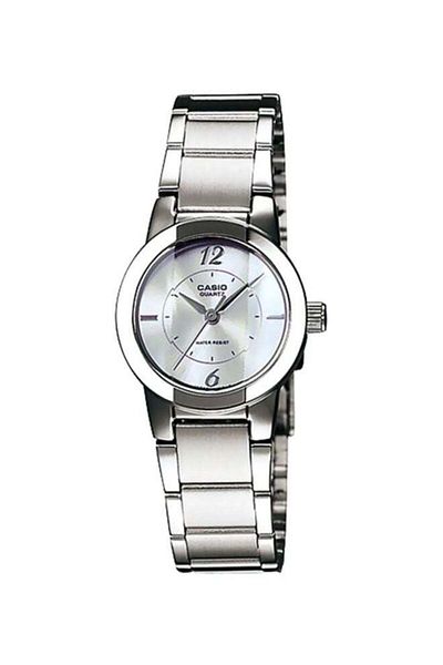 Casio Women's Enticer Analog Wristwatch Model LTP-1230D-7CDF - 24mm - Silver
