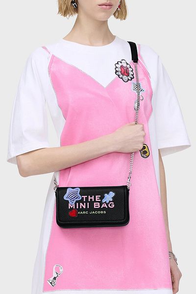 Marc Jacobs Logo Genuine Leather Mini Bag with Removable Strap Bag 2S5Smn010S01 002