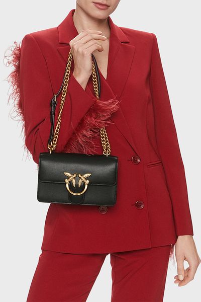 PİNKO Pinko Logo Adjustable Chain Strap Bag Bag 100074 A0F1 Z99Q