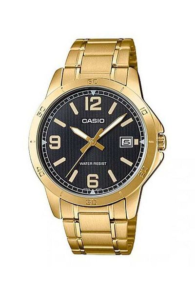 Casio Casio Analog Men's Watch, Model MTP-V004G-1BUDF - 42mm - Gold