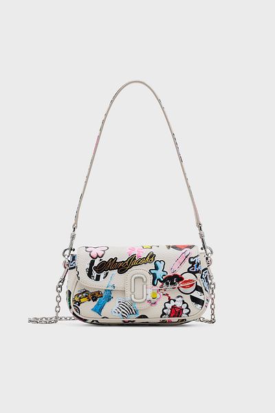Marc Jacobs Genuine Leather Printed Removable Chain Strap Bag Bag 2S5Hsh027H02 101