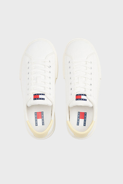 Tommy Jeans Platform Canvas Sneaker Ayakkabı AYAKKABI EN0EN02792 YBL