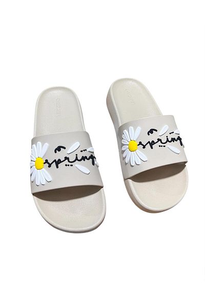 Minamoda Gzr New Season Women's Daily Street Comfortable Sole Patterned Women's Slippers