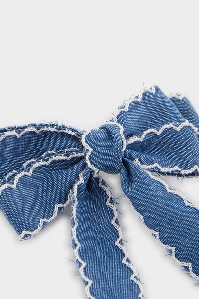 DeFacto Women's Blue Ribbon Snap Buckle F0775Axns
