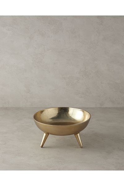 English Home Deluxe Decorative Bowl 28X28X14 cm Silver