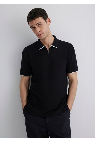 Mavi Black Polo T-Shirt Regular Fit 0612654-900