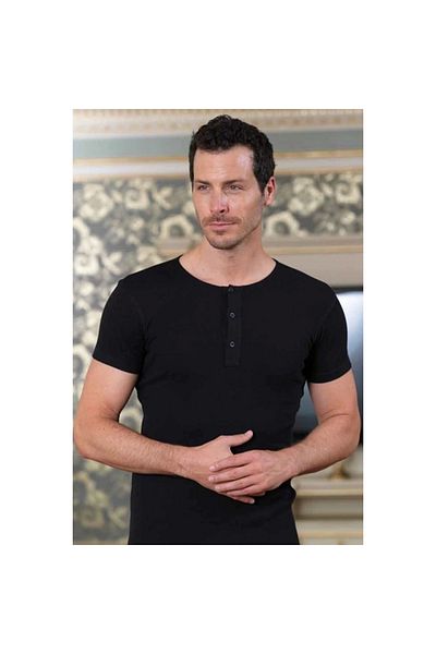 Narnuga Miraxx Şahinler Men's Short Sleeve Crew Neck Camisole Undershirt E089