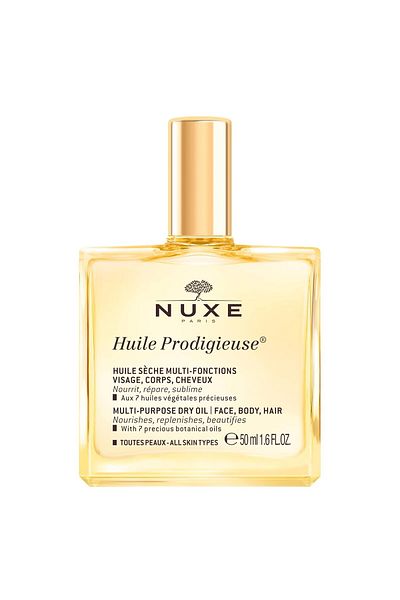 Nuxe زيت Huile Prodigieuse الجاف متعدد الاستخدامات - توهج متألق وترطيب خفيف للوجه والجسم