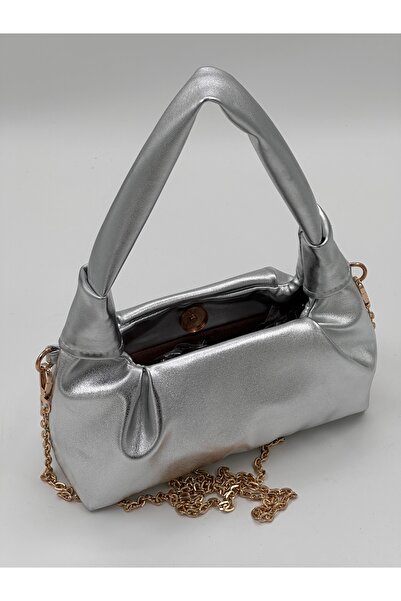 Elanore Zincir Detaylı Düğümlü Kadın El ve Omuz Çantası