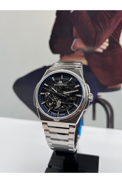 Momentus İSKELET OTOMATİK ERKEK KOL SAATİ 5 ATM SU GEÇİRMEZ 3 YIL GARANTİLİ