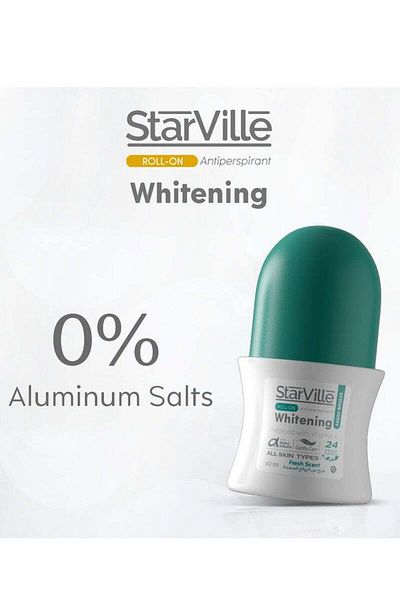 starville Starville Roll-On Whitening and Deodorant with a Fresh Nature Scent 60ml