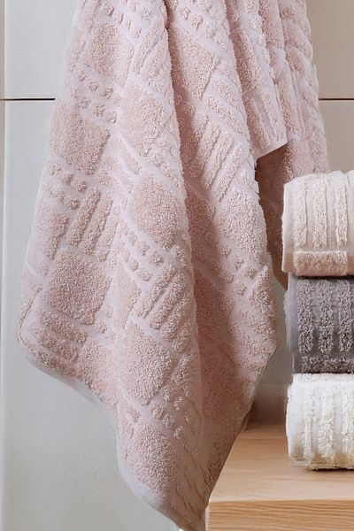 My Catherine Set of 4 High Quality Thick 100% Cotton Hand Towels & Face Towels (50X90 Cm, 280 Gr/Piece)