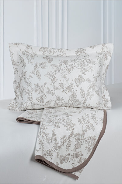 GAMA HOME Jakarlı Tek Kişilik Yatak Örtüsü / Özel Tasarım Çantalı / Farklı Renk ve Desen Seçenekleriyle