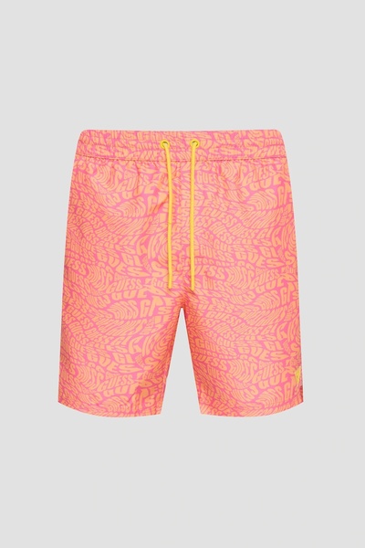 Guess Ανδρικό πορτοκαλί μαγιό SWIMTRUNK MEDIUM DISTORTED 100 F5GT04WG2D2-P6ER