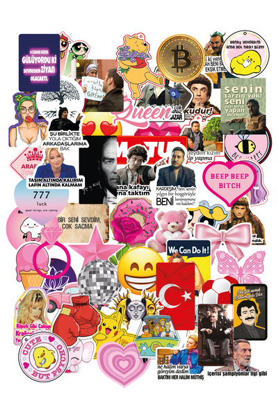 Meröka Karışık 50 Adet Ekonomik Dekoratif Oto Kokusu ve Aksesuar Seti