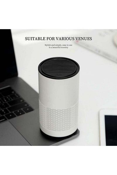 fulina Mini Portable Humidifier, USB Charging, Desktop Air Purifier, Suitable for Home Bedroom Office,White