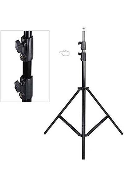 fulina Photography Backdrop Stand Crossbar Kit Set , Adjustable ,with two clips, for Muslins Backdrop