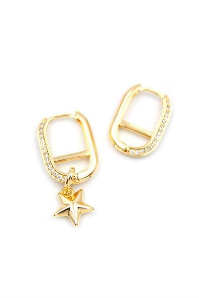 Royaleks Ring Star Earrings - Gold
