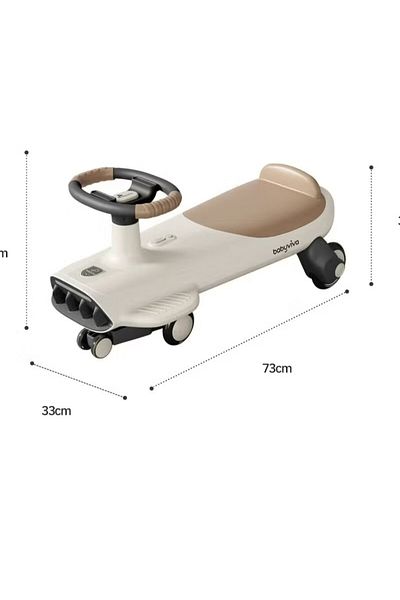 FULLJOY Amazing Car Flashing Wheels and Music 73*33*30cm