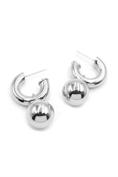Royaleks Ball Earrings - Silver