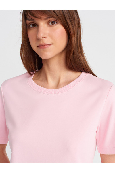 Dilvin 31763 100% Cotton Crew Neck T-Shirt