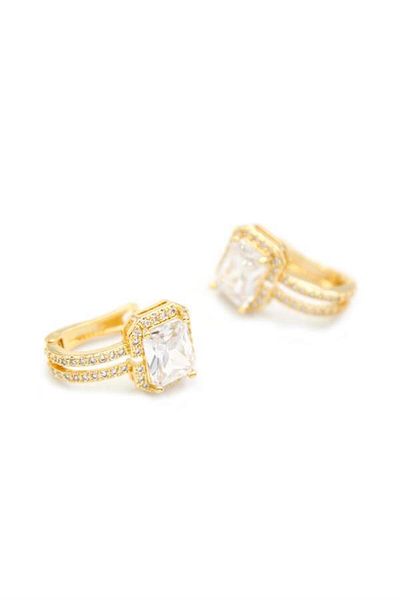 Royaleks Jewelled Earrings - White