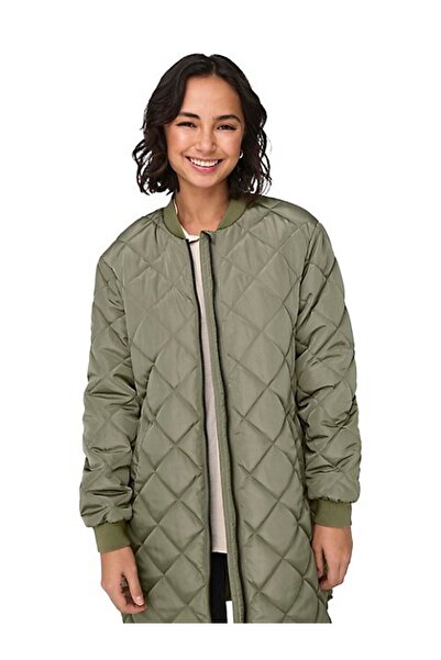 ONLY Γυναικείο μακρύ παλτό με φερμουάρ