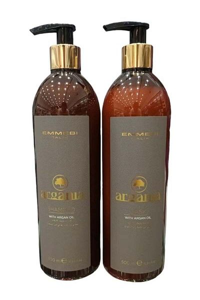 EMMEBI ITALIA Impe Italia Argan 500ml Shampoo & Conditioner - Sulfate-Free for Dry & Treated Hair