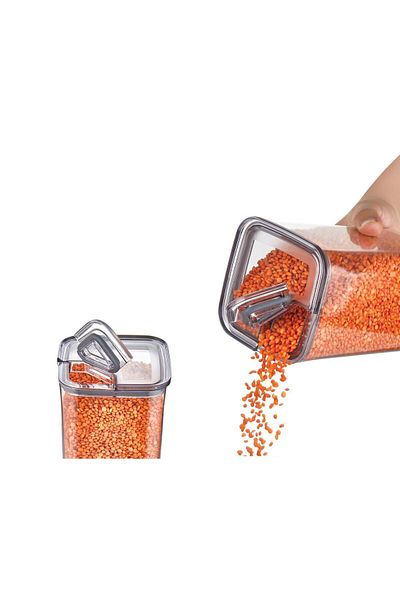 VİP AHMET Vip Ahmet 3 Pieces Practical Cover Food Storage Container (Dowry Set) 3X1200 ml