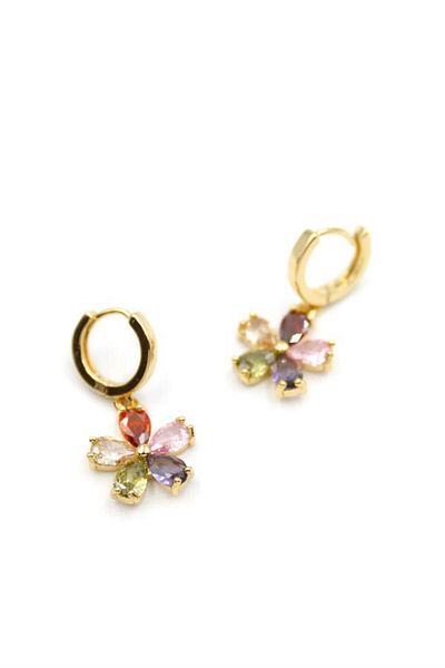 Royaleks Flower Earrings - Multicolor