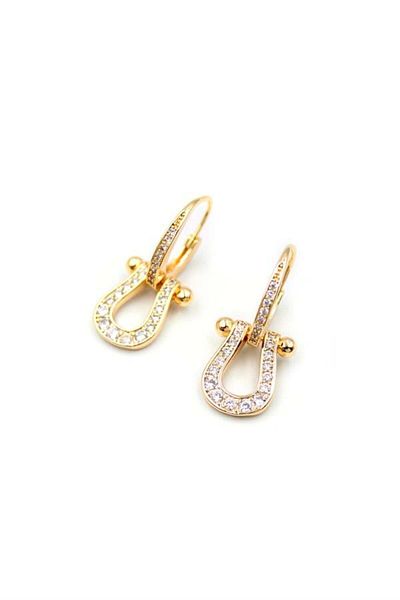 MR RZN STORE Hoop Earrings - Gold