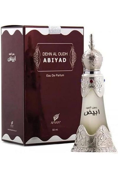 Afnan Dehn Al Oudh Abiyad Unisex Concentrated Perfume Oil, 20 ML