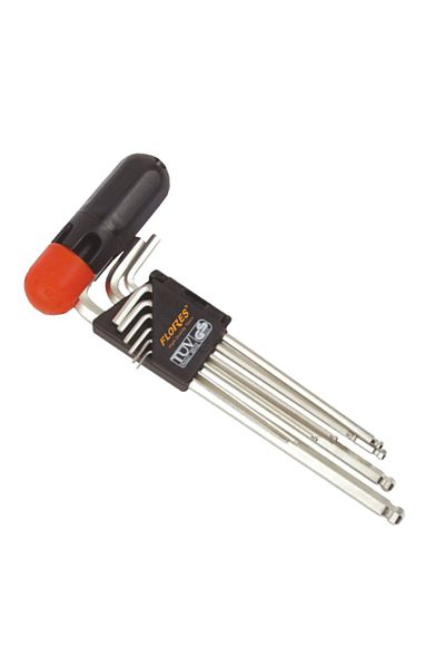 flores Imbus rotund cu maner, 220 mm, 9 buc / set