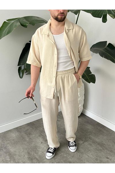Quik-max Linen Shirt Pants Set