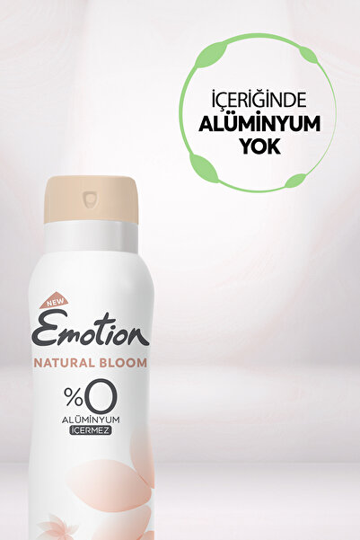 Emotion Kadın Vegan Deodorant 150 Ml 4'lü Set (Bloom,Floral,Violet,Invisible Freh) Leke Bırakmaz