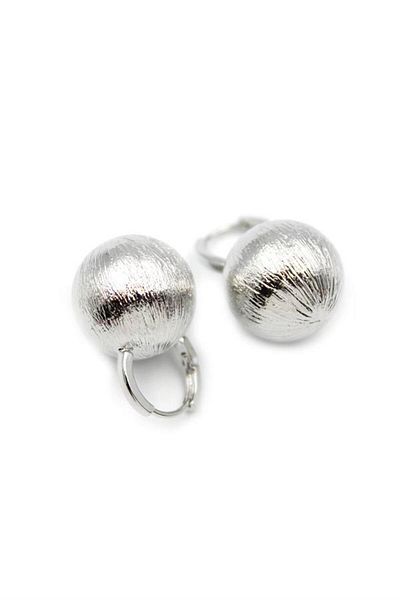 Royaleks Ball Earrings - Silver