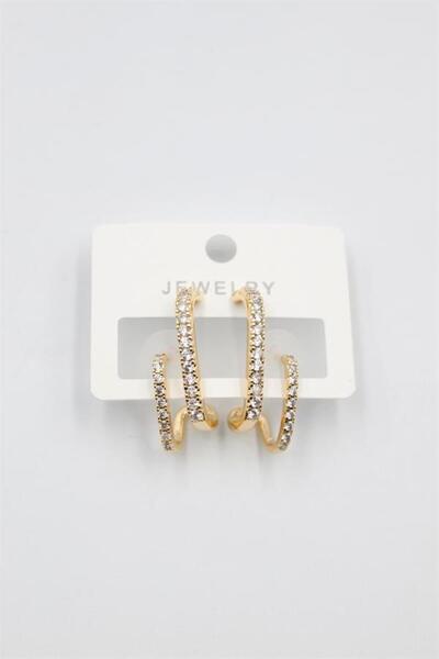 Royaleks Jewelled Earrings - Gold