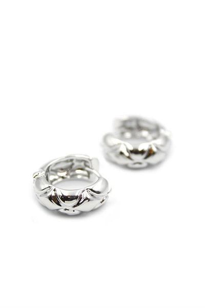 Royaleks Hoop Earrings - Silver