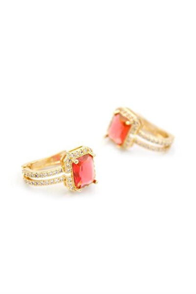 teknoparkx Jewelled Earrings - Red