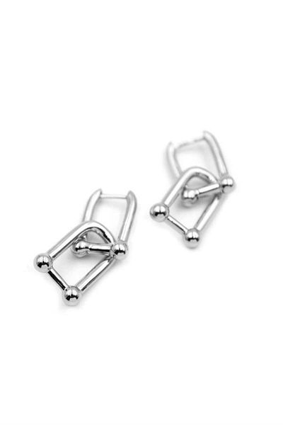 MR RZN STORE Tf Earrings - Silver