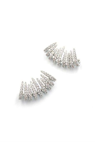 Royaleks Jewelled Earrings - Silver