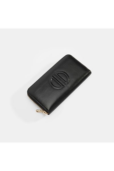 Desa Women's Black Leather Wallet