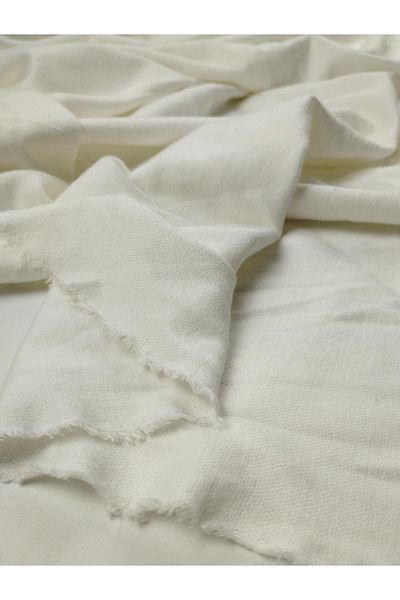 Kumaş Parça Πλεκτό Soft Interlock σε εκρού χρώμα (Πλάτος 160 cm x Μήκος 325 cm)