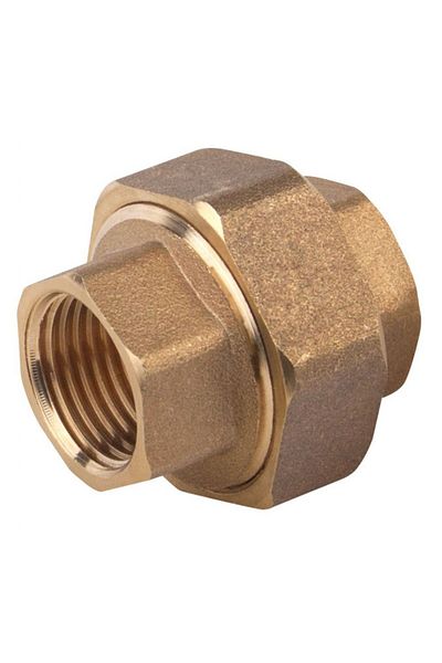 flores Bronze union, 3/4", FI + FI