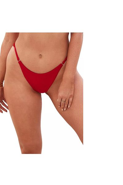 GECKO COLLECTION String Thong Women's 2-Pack Lace and Ring Detailed Panties